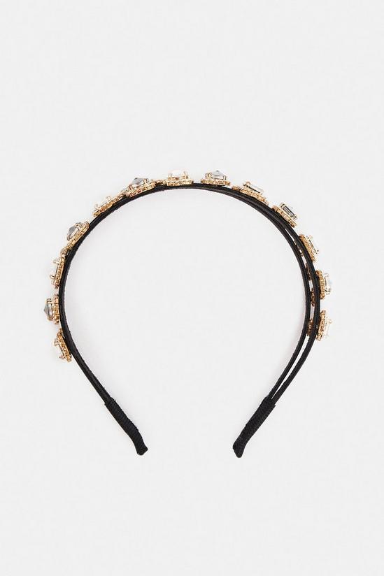 Coast Embellished Double Band Headband 2