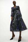 Coast Jo Holland Printed Sequin Wrap Dress thumbnail 1
