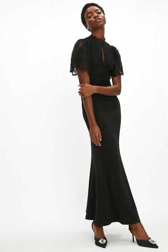 Coast Lace Top Two In One Fishtail Maxi Dress 1