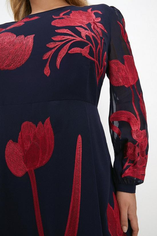 Coast Plus Size Floral Embroidered Midi Dress 2