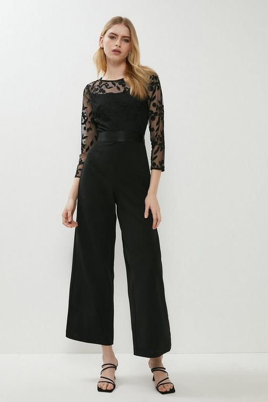 Coast Embroidered Top Wide Leg Jumpsuit 1
