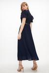 Coast Puff sleeve Lace Bodice Pleat Skirt Midi Dress thumbnail 3
