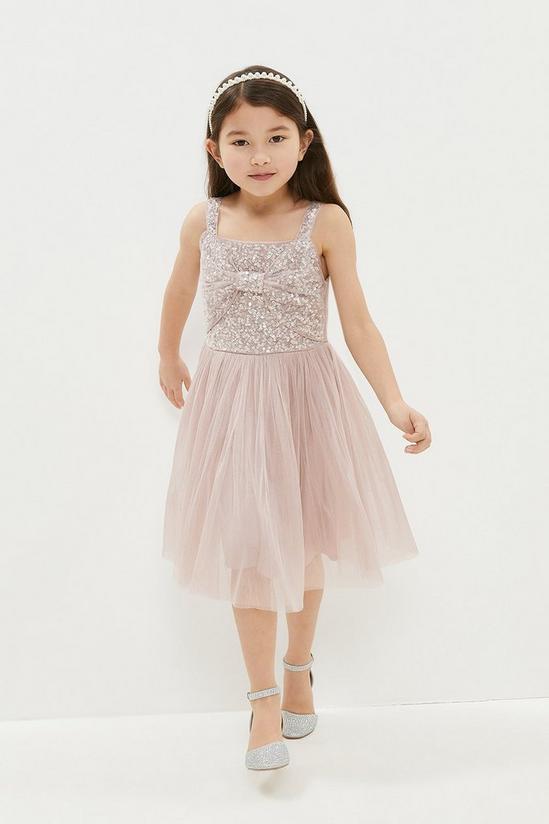 Coast Girls Sequin Bow Front Dress 1