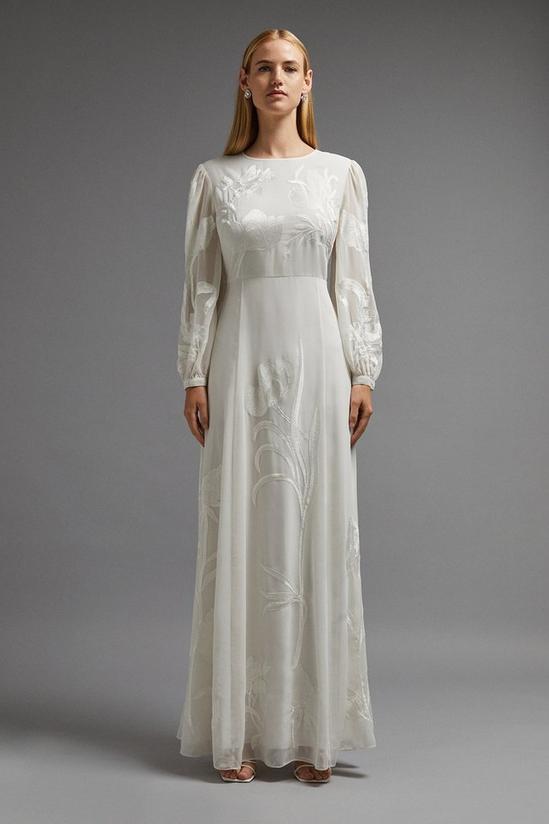 Coast Embroidered Georgette Maxi Dress 1