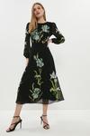Coast Meadow Floral Embroidered Midi Dress thumbnail 1