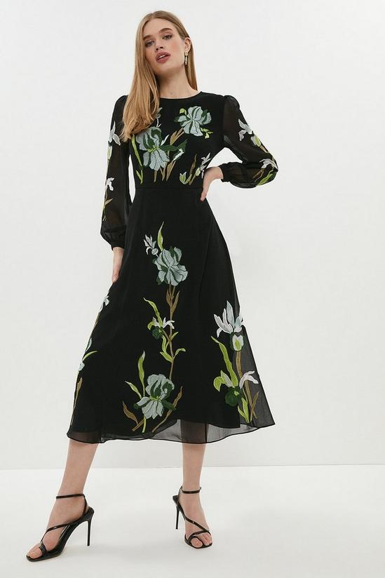 Coast Meadow Floral Embroidered Midi Dress 1