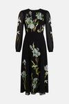 Coast Meadow Floral Embroidered Midi Dress thumbnail 4
