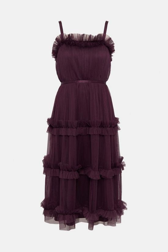 Coast Tiered Ruffle Skirt Midi Dress 4