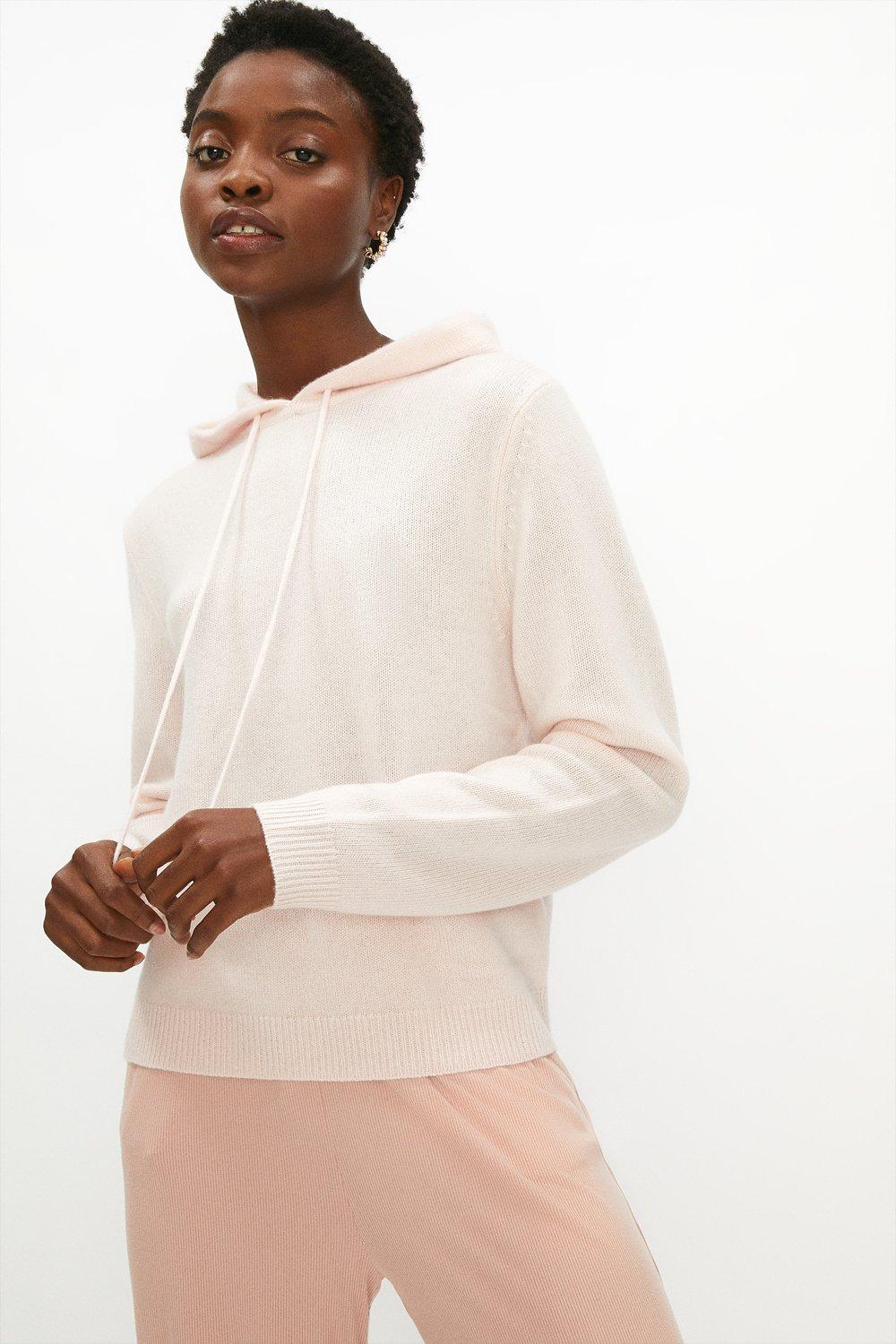 Cashmere Hoody - Soft Pink