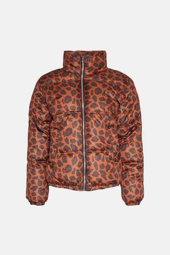 Coast Leopard Print Puffer Coat 5