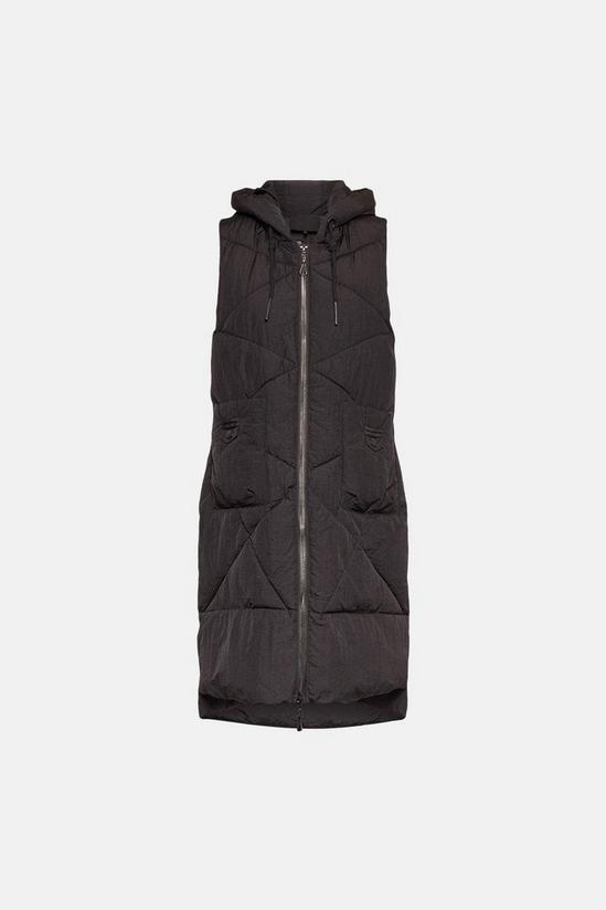 Coast Quilted Longline Hooded Gilet 4