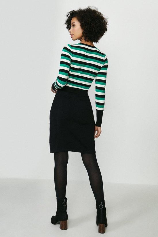 Coast Stripe Knitted Dress With Pencil Skirt 5