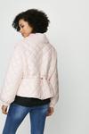 Coast Diamond Quilted Coat With Fur Trim thumbnail 3