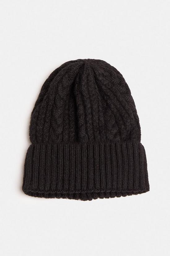 Coast Cable Knit Beanie Hat 1