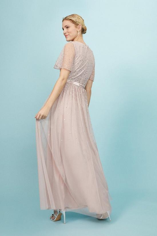 Coast Embellished Angel Sleeve Maxi Dress 4