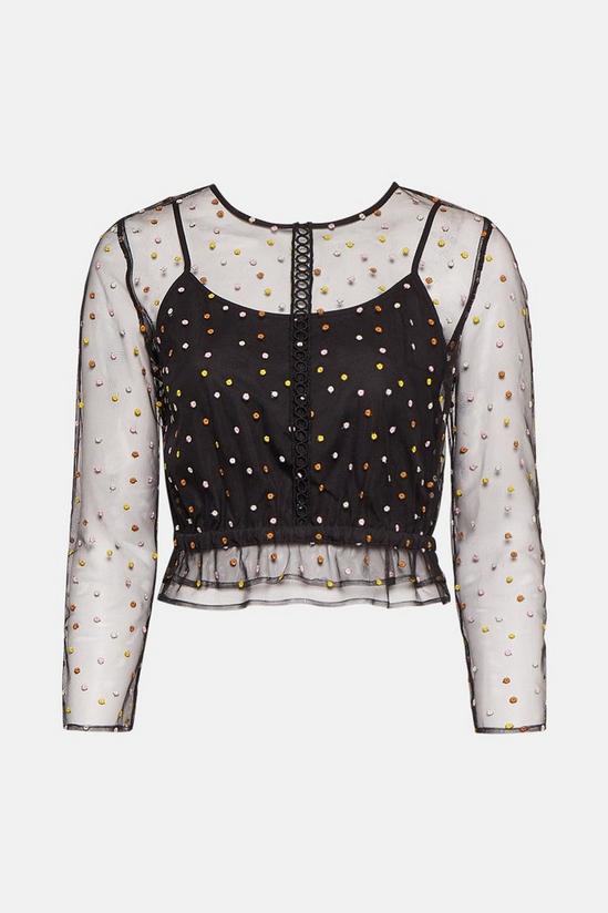 Coast Embroidered Spot Top 4