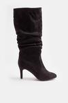 Coast Ruched Suedette Knee High Boots thumbnail 1