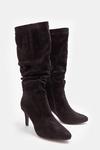 Coast Ruched Suedette Knee High Boots thumbnail 2