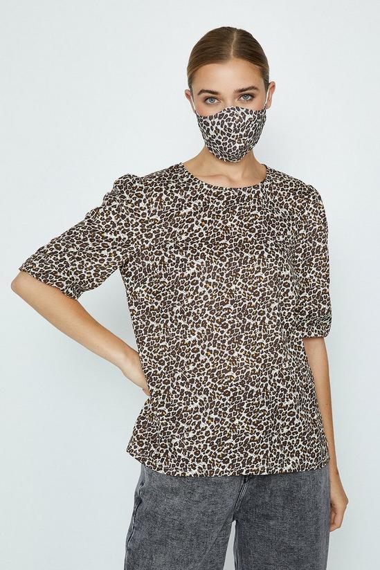 Coast Leopard Fashion Face Mask And Top Set 1