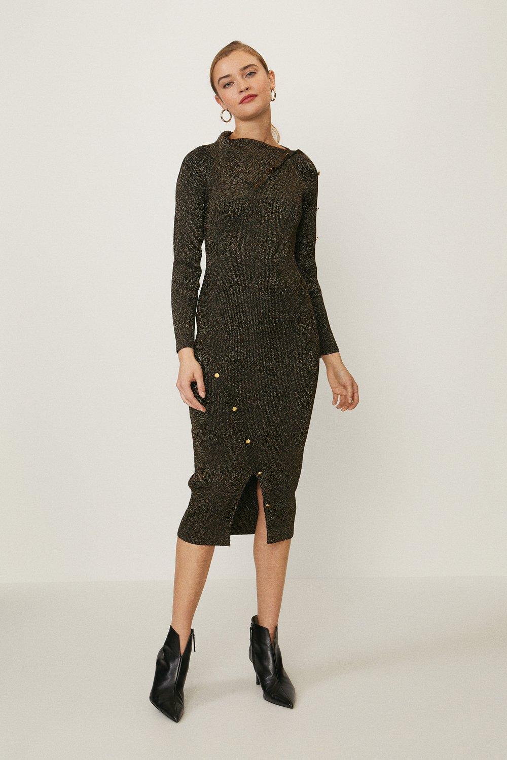 Envelope collar dress hotsell