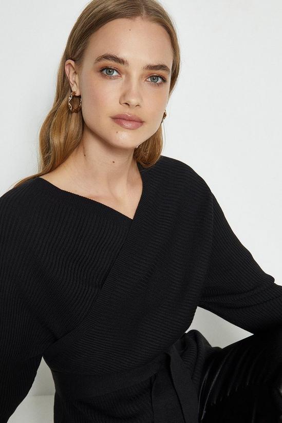 Coast Knitted Off The Shoulder Tie Waist Top 2