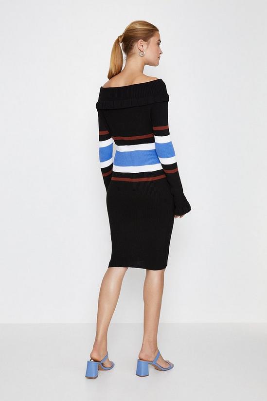 Coast Bardot Stripe Knitted Mini Dress 3