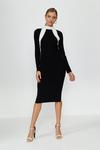 Coast Long Sleeve Knitted Funnel Neck Dress thumbnail 1