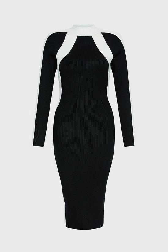 Coast Long Sleeve Knitted Funnel Neck Dress 4