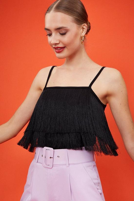 Coast Knitted Fringe Detail Top 1