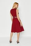 Coast Pu Panelled Ponte Fit And Flare Dress thumbnail 3