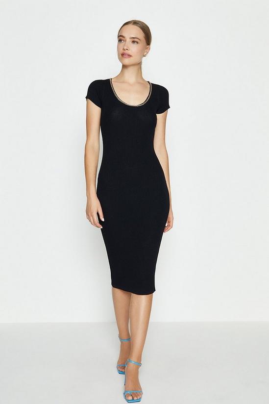 Coast Chain Neck Knitted Dress 2