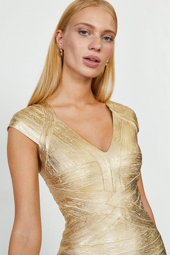 Coast Metallic Bardot Dress 2