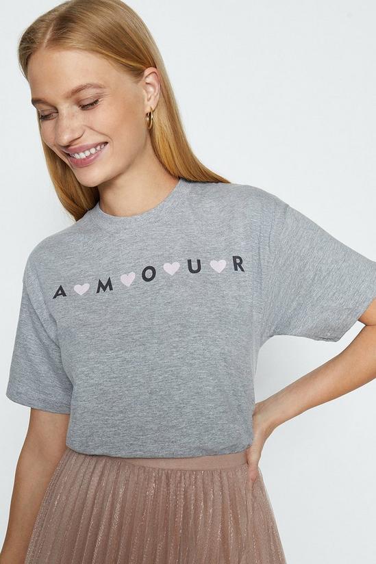 Coast Amour Heart Front Print T-Shirt 1
