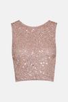Coast All Over Sequin Cropped Top thumbnail 4