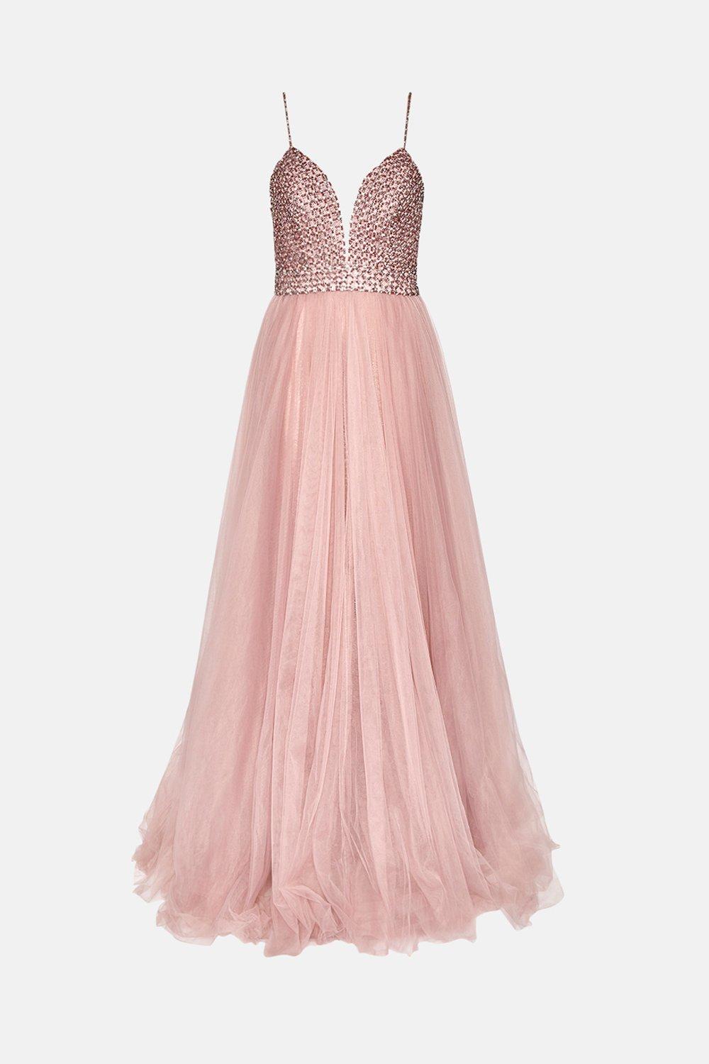 Coast pink 2024 maxi dress