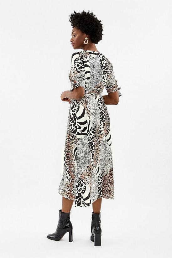 Coast Animal Print Wrap Midi Dress 3