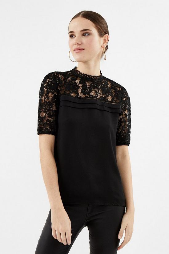 Coast Sleeved Lace Shell Top 1