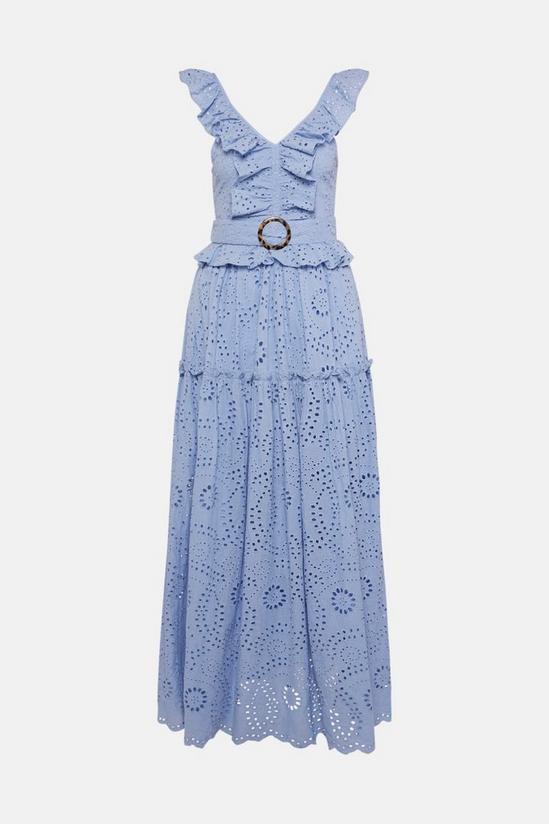 Coast Belted Broderie Tiered Maxi Dress 4