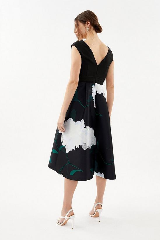 Coast Printed Wrap Full Skirt Midi Dress 3