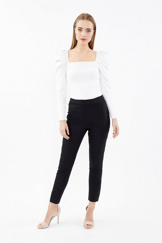 Coast Essential Cotton Sateen Cropped Trousers 1