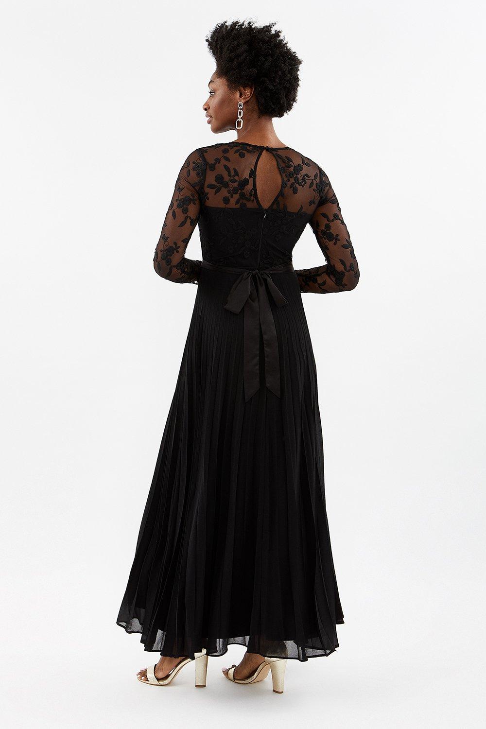 Dresses Embroidered Long Sleeve Maxi Dress Coast