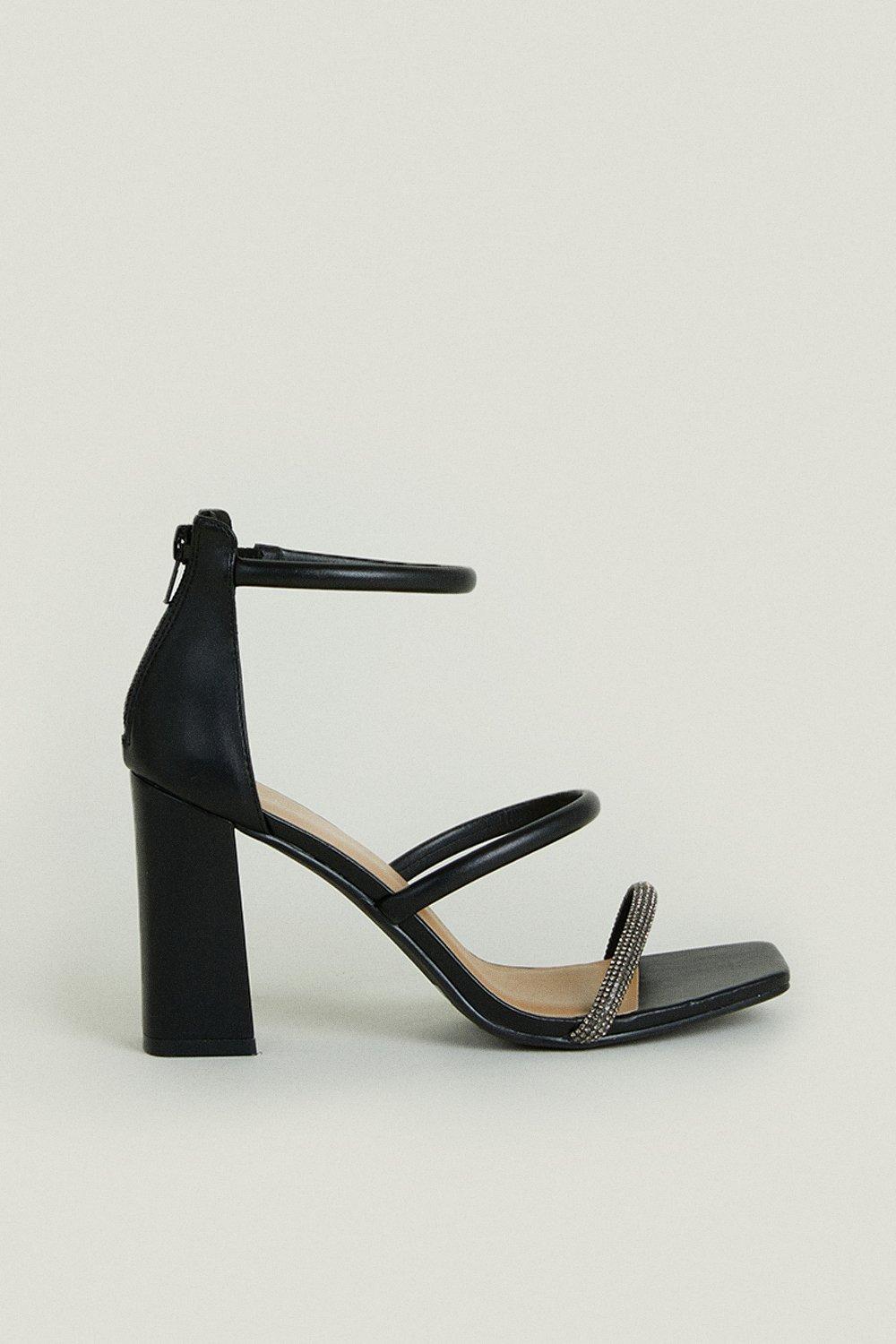 Oasis barely there store heeled sandals