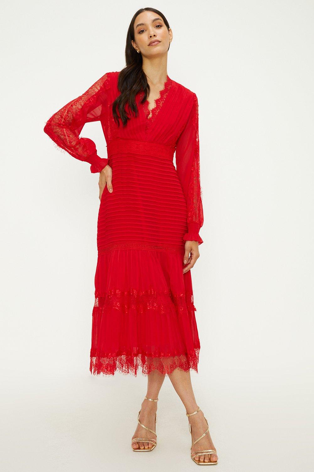 Oasis lace 2024 fringe dress