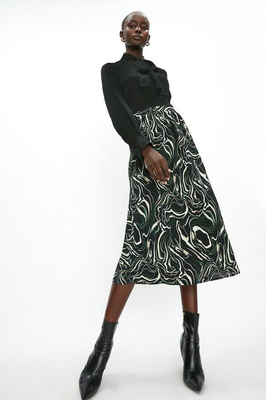 Coast Printed Midi Slip Skirt 1
