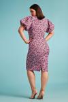 Coast Plus Size Puff Sleeve Full Skirt Scuba Dress thumbnail 3