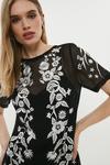 Coast Premium Embroidered T-shirt Midaxi Dress thumbnail 2