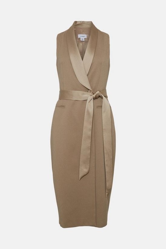 Coast Premium Sleeveless Tuxe Wrap Midi Dress 4