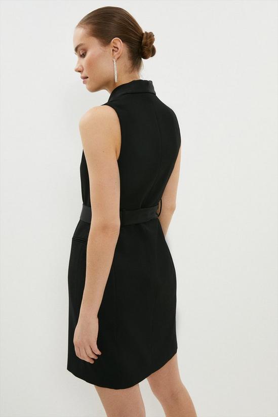 Coast Premium Sleeveless Tuxe Wrap Mini Dress 3