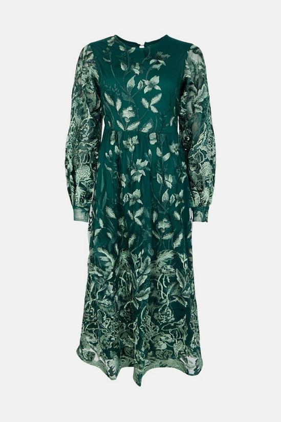 Coast All Over Embroidered Long Sleeve Maxi Dress 4