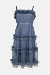 Coast Petite Tiered Ruffle Skirt Midi Dress thumbnail 4